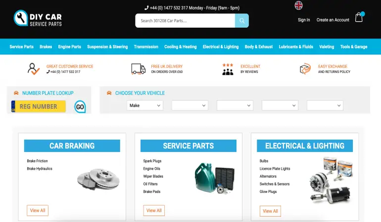 DIY Car Service Parts - From 250,000 Parts