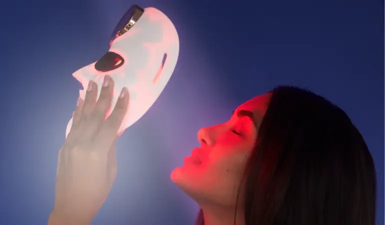 What do blue & red LED lights actually do for acne?
